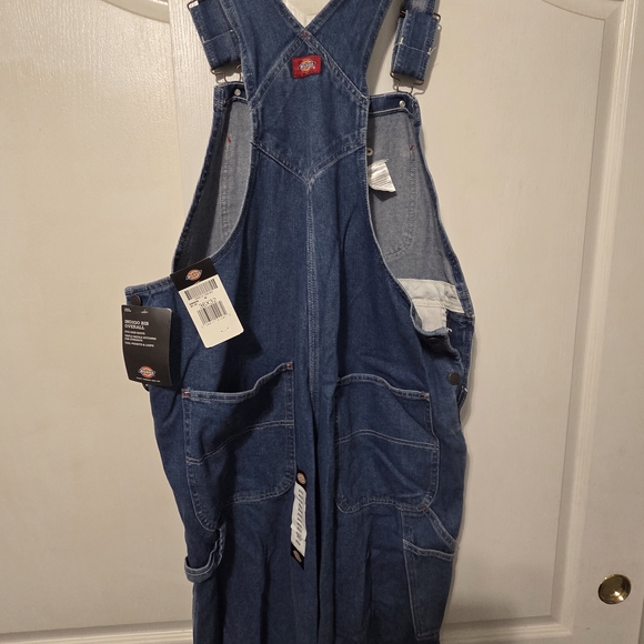 Dickies NWT Men's Blue Denim Overalls - Picture 3 of 5